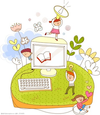 卡通儿童花卉电脑素材 点亮数字世界的创意花园